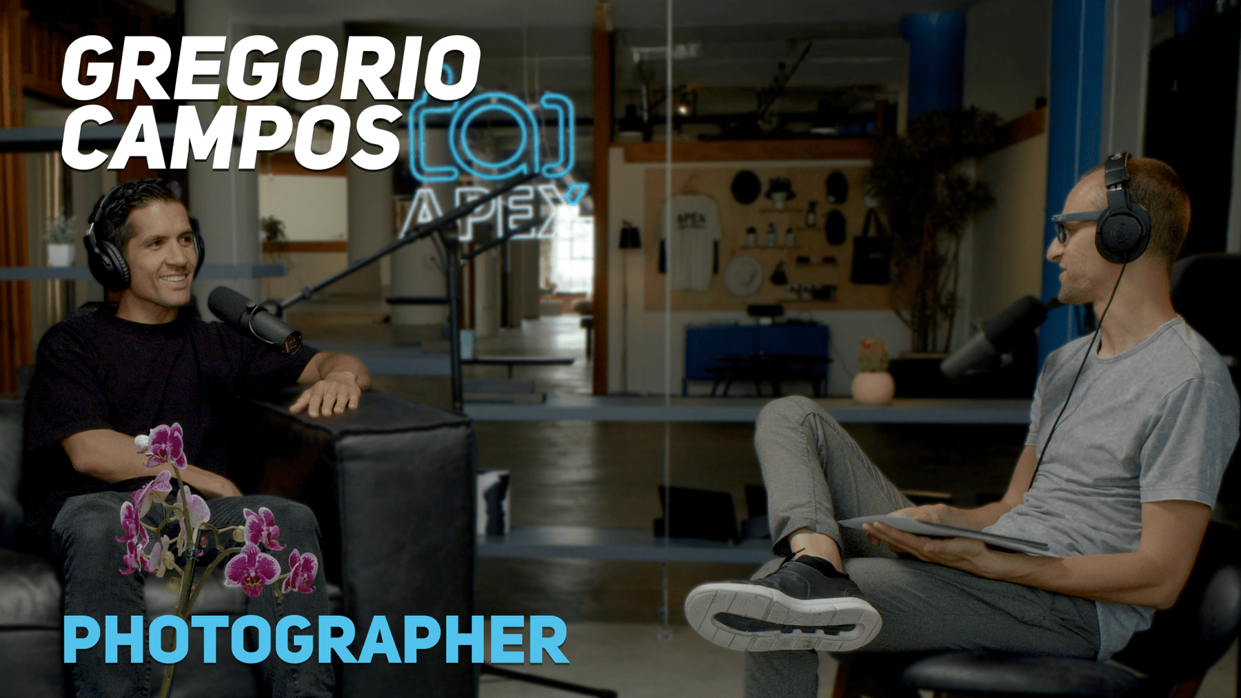 Apex Studio Podcast with Photographer Gregorio Campos- Apex Photo Studios