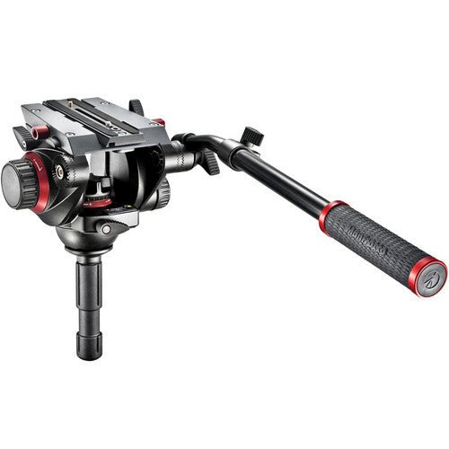 head of the Manfrotto504 HD Video Tripod - rental item | Apex Photo Studios