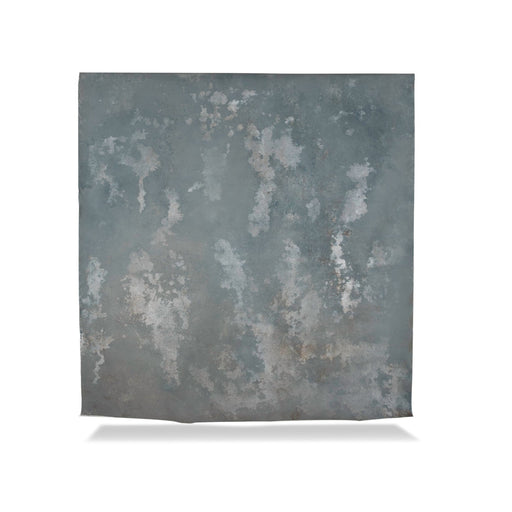 Hand Painted Canvas Backdrop: Blue Green, Heavy Texture (8.9ft x 9.8ft) - rental item | Apex Photo Studios