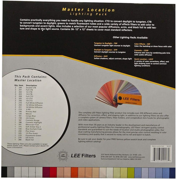 Lee Filters Lighting Gel Kit | Apex Photo Studios Success