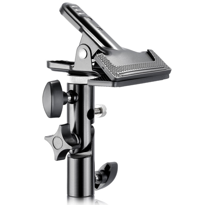 Metal Clamp Holder with 5/8" - used for photgraphy and video productions - rental item | Apex Photo Studios