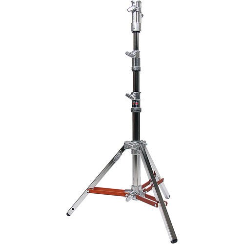 Low Boy Double Riser Combo Stand (Silver, 6.4') - use on photography and film production sets- rental item | Apex Photo Studios