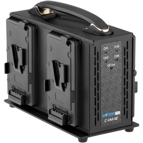 Watson Pro Quad Position Li-Ion Simultaneous Battery Charger (V-Mount) - rental item | Apex Photo Studios