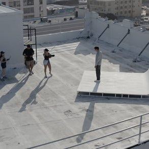Apex Photo Studios Rooftop Cyclorama in los angeles california | photo studio LA