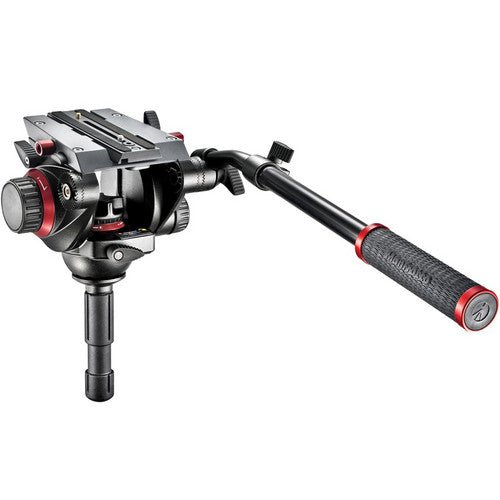 head of the Manfrotto504 HD Video Tripod - rental item | Apex Photo Studios 