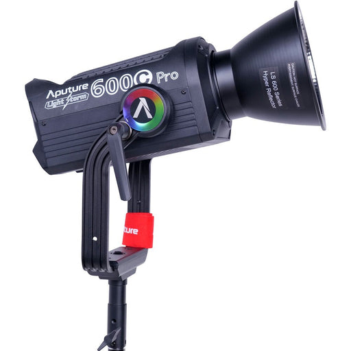 Aputure LS 600c Pro RGB LED Monolight (V-Mount) - Side View of Light | Apex Photo Studios