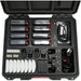 Aputure MC Pro RGB LED Production 8-Light Kit - View of all products inside the charging case |Apex Photo Studios
