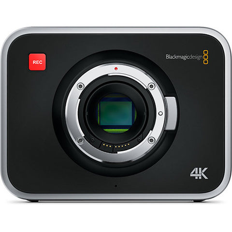 Blackmagic Production Camera 4K (EF Mount) Body Only- front of camera - video camera | Apex Photo Studios