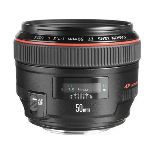 Canon EF 50mm F/1.2L USM - canon camera lense- rental item |Apex Photo Studios
