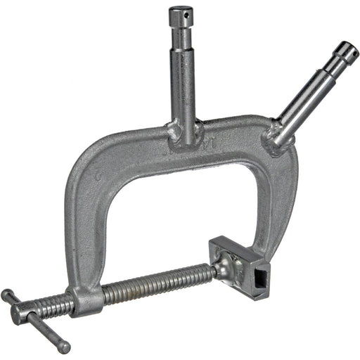 C - Clamp with 2- 5/8" Baby Pin - 4" - grip gear- photography and video production - 