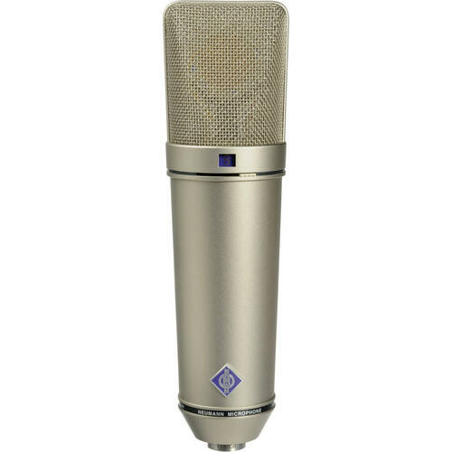 Neumann U 87 Ai Large-Diaphragm Multipattern Condenser Microphone (Nickel) - - rental item | Apex Photo Studios 