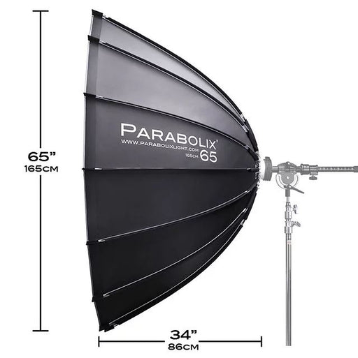 Parabolix 65" Umbrella - photo light modifier - rental item | Apex Photo Studios 