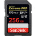 SanDisk 256GB Extreme PRO SDXC UHS-I Card fir camera - rental item | Apex Photo Studios