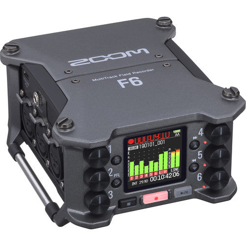 Zoom F6 Portable Recorder - for recording audio - rental item | Apex Photo Studios