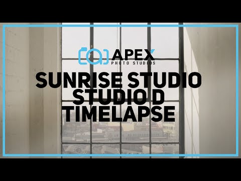 Timelapse of the shadows in Studio D at apex photo studios 