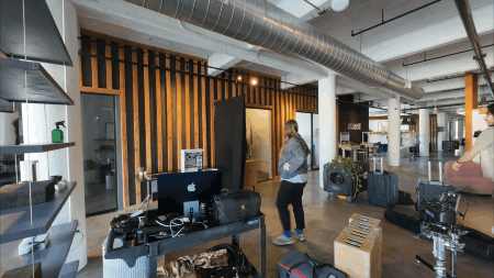apex photo studios desk office timelapse of GIGABYTE shoot BTS
