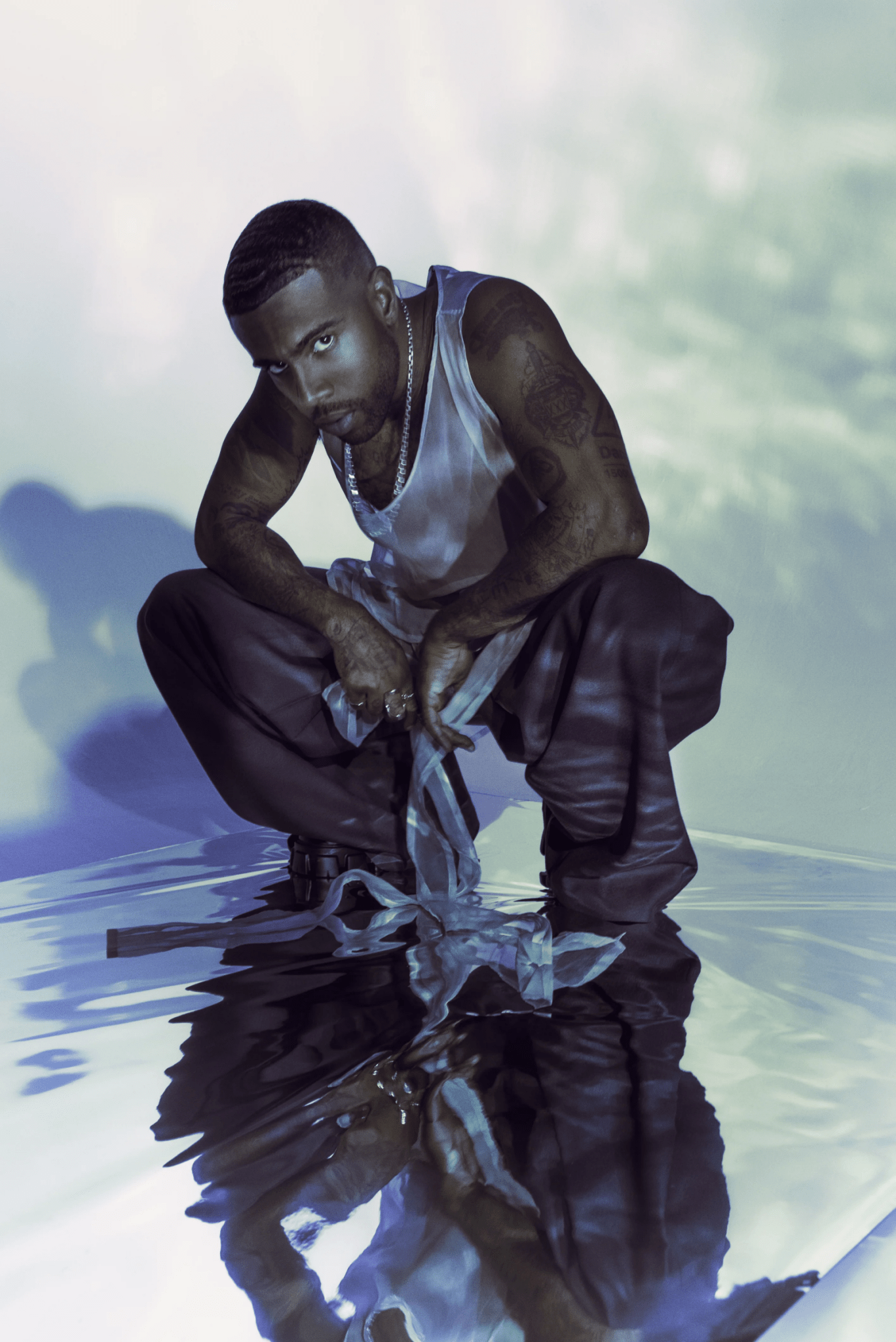 Vic Mensa editorial shoot—Blackout Studio B at Apex Photo Studios